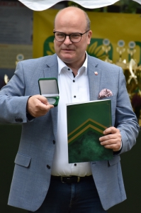 Prezydent Grudziądza uhonorowany medalem "Bene Meritius"